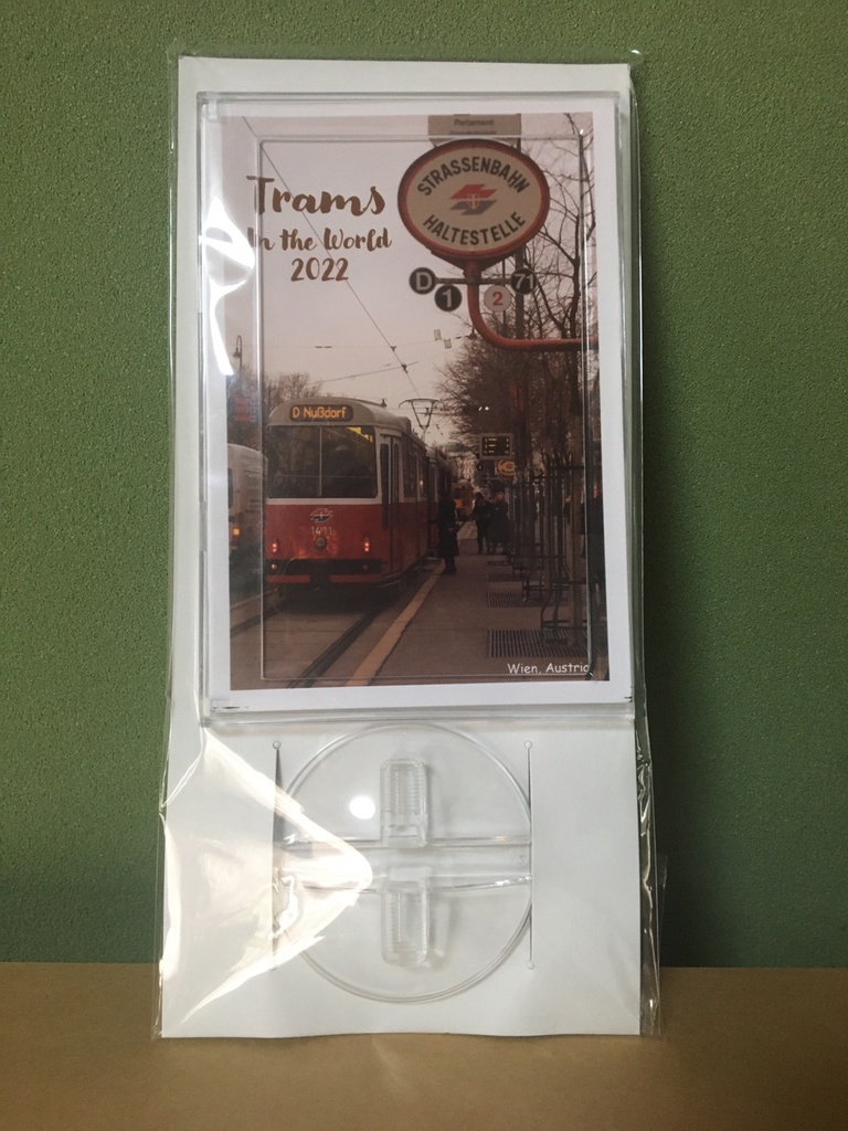 【終売】卓上カレンダー2022「世界の路面電車」※復刻版