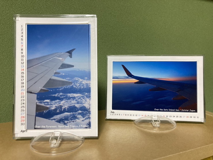 【終売】卓上カレンダー2024「世界の機窓」(復刻版)