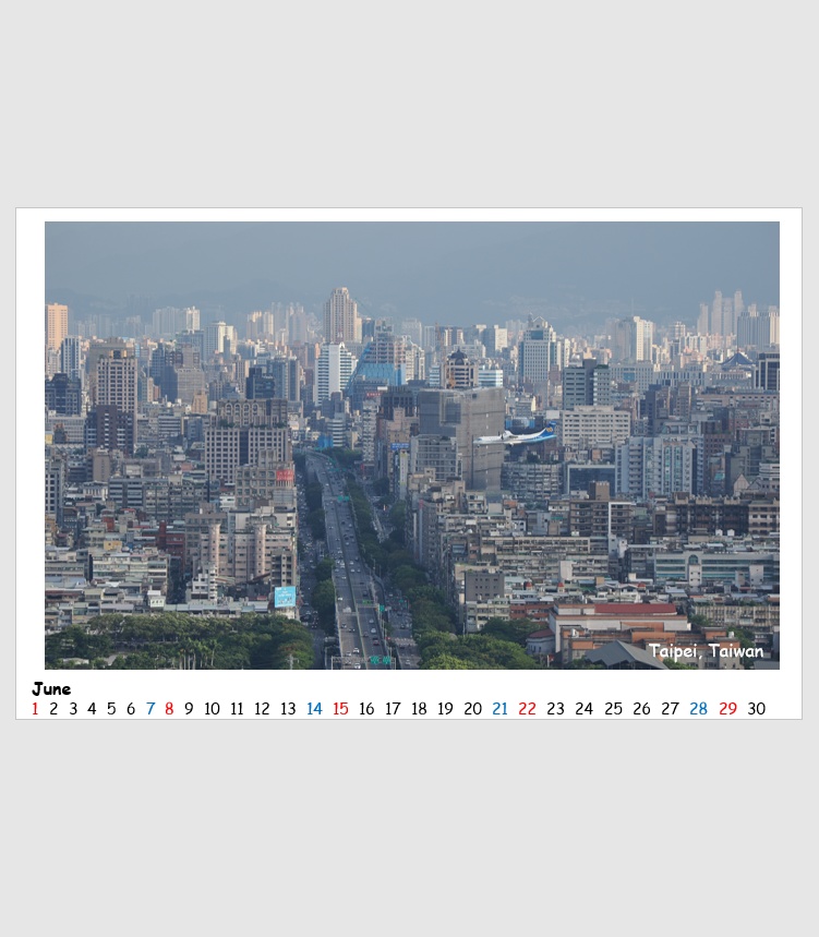 卓上カレンダー2025 「世界を見上げて見下ろして」