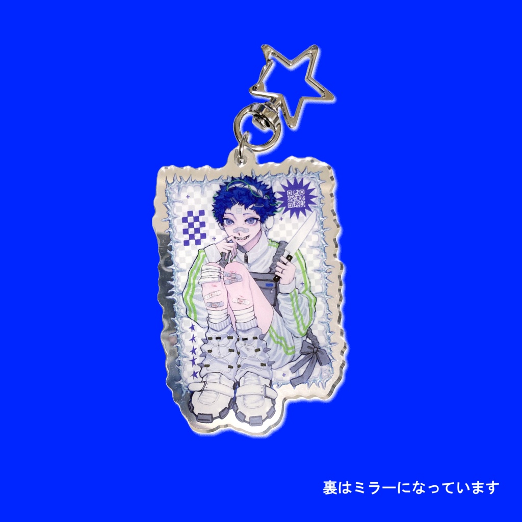 ミラーアクリルキーホルダー
