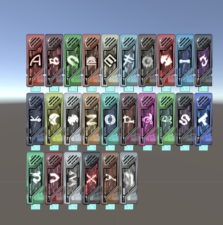 Create Sakana Model no.2 "T2 GaiaMemory(A to Z)"