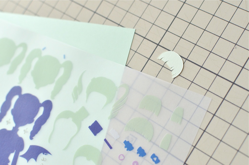 トレーシングペーパー図面 by「AIKATSU! PaperDolls vol.4」