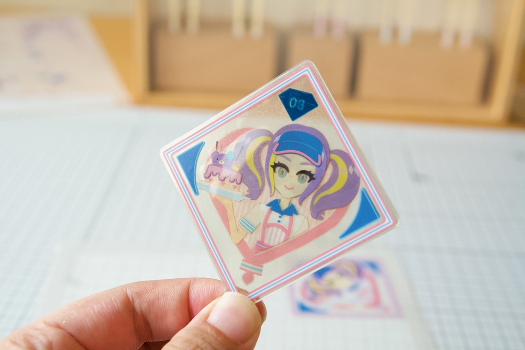 クリアかさねシール