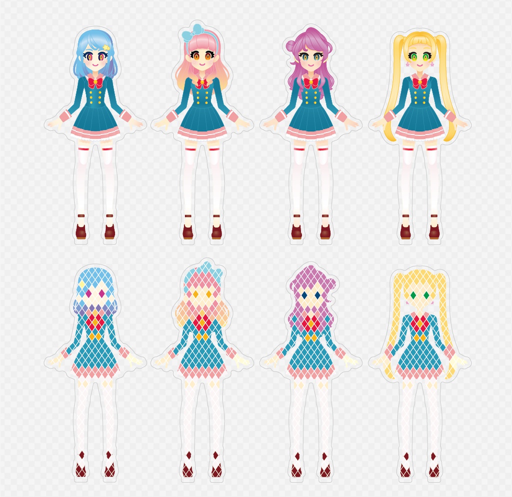 スターハーモニー学園 制服(冬服.ver) アクリルドール