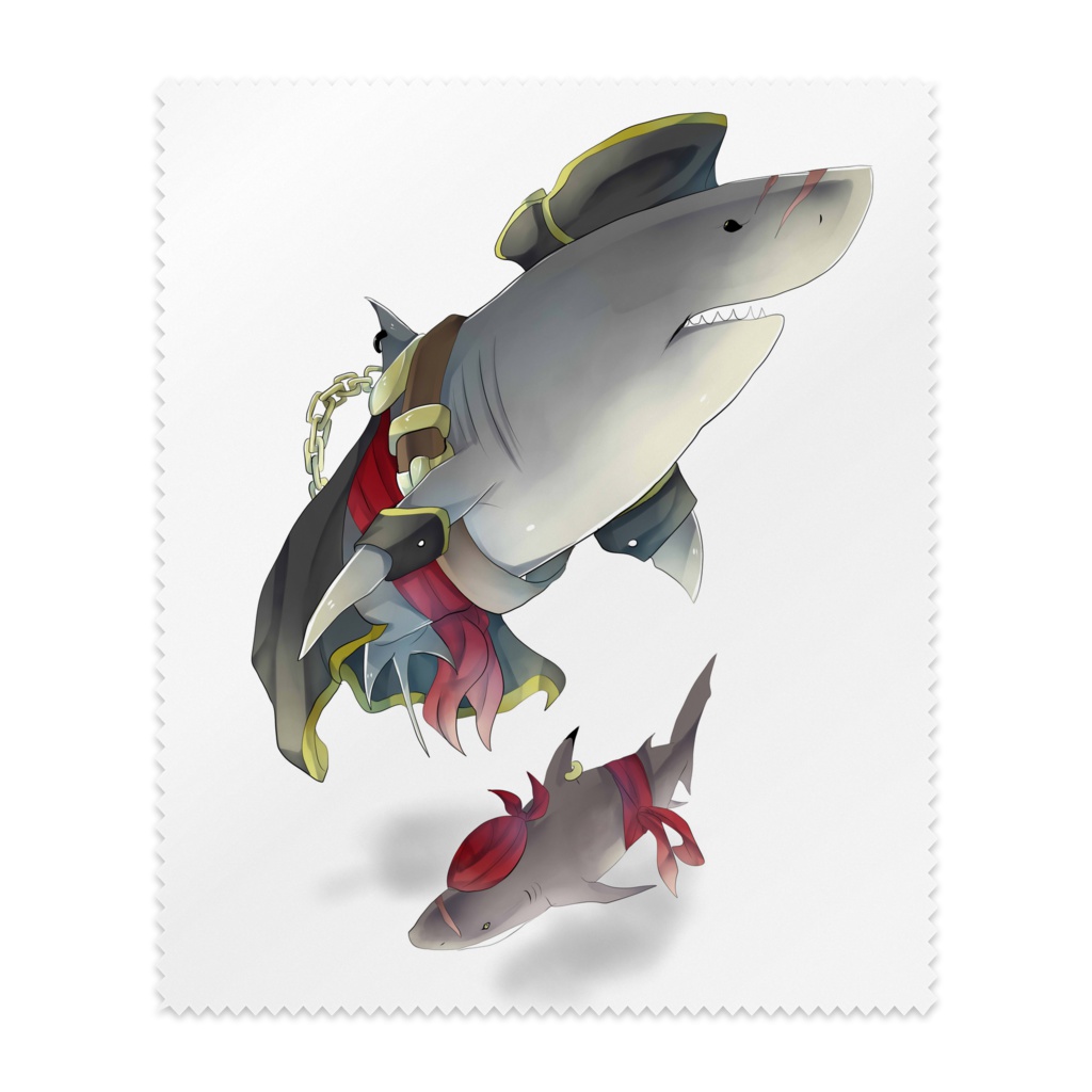 サメくんのメガネ拭き