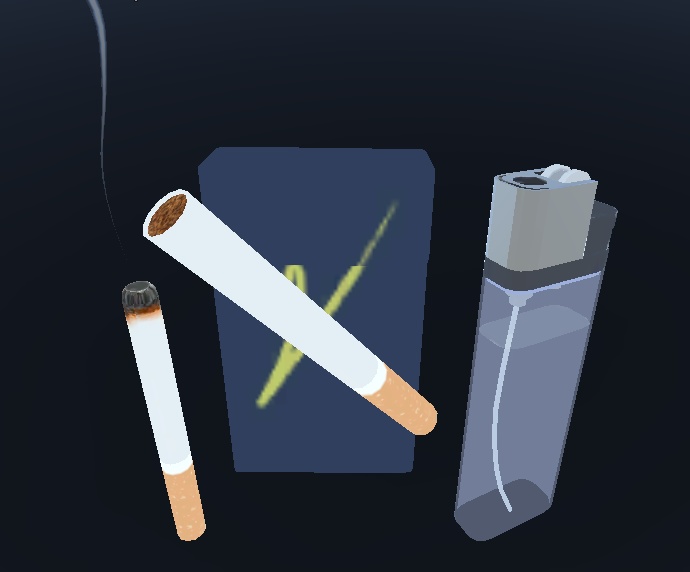 タバコセット【VRChat想定】