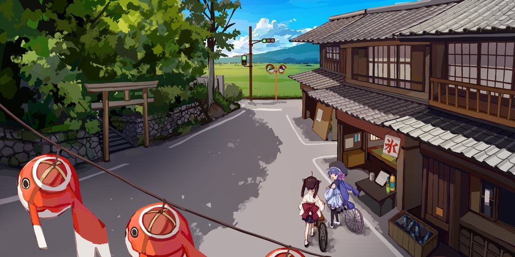 画集+楽曲ダウンロードカード「きりたんの夏休み」