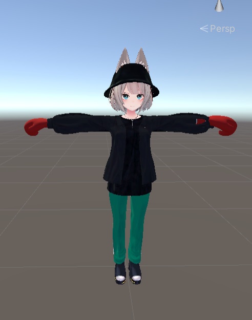 VRChat想定【燃えよ炎のボクシンググローブ】