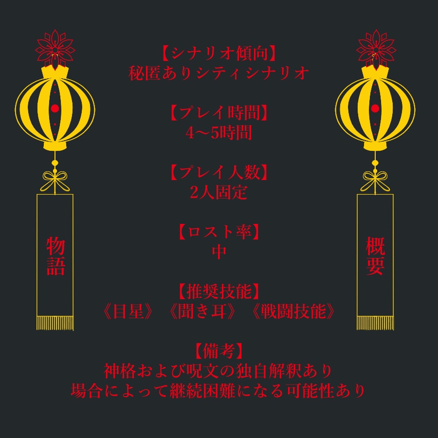 「商・不幸堂」【CoC秘匿HOシナリオ】