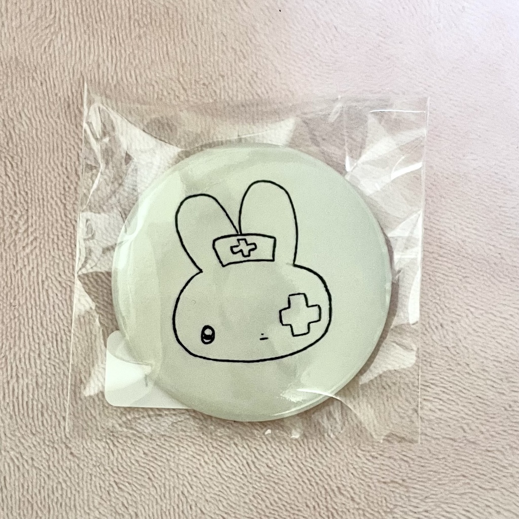 うさぎ缶バッジ