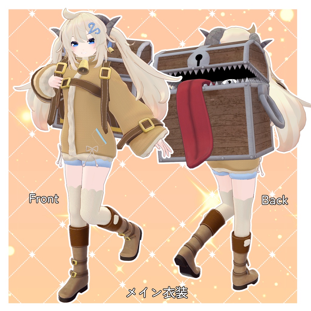 【オリジナル3Dモデル】Meryl-めりる-