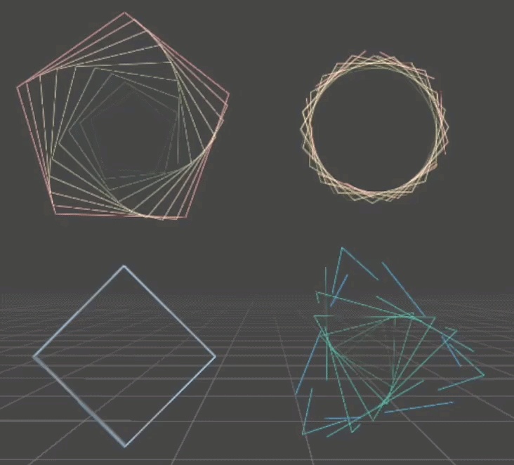 【VRC想定】多用途に使える幾何学シェーダー / Geometry Stream Shader