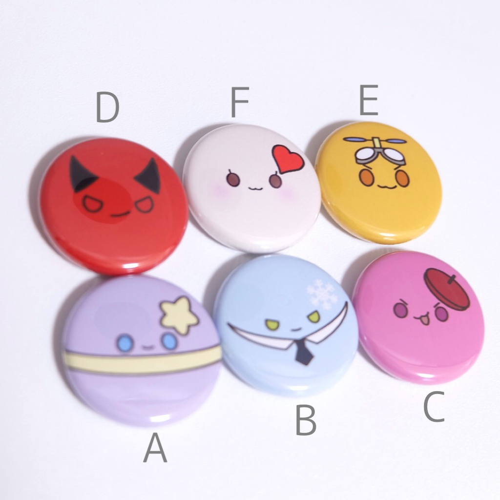 ▷ ぷにオンリー やわらか惑星直列 まんまるミニ缶バッジ