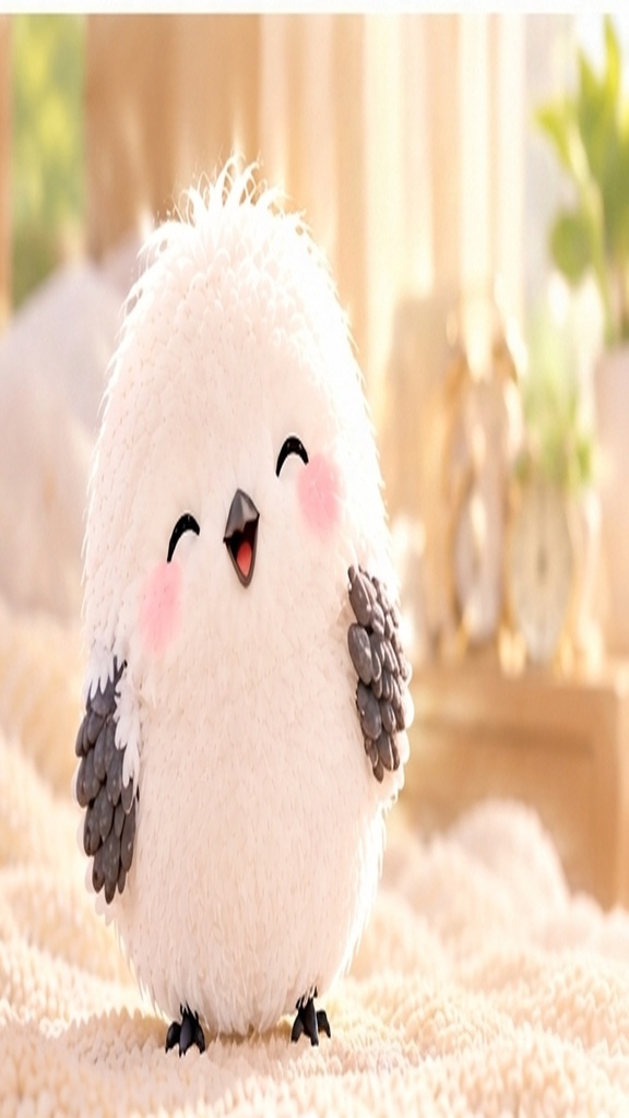 かわいいシマエナガのスマホ壁紙セット①癒やしの日常