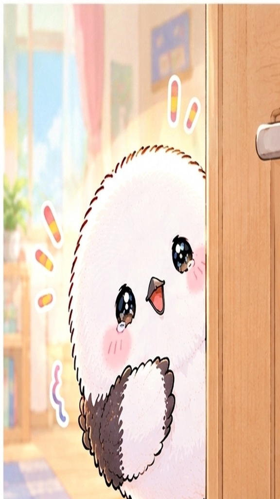 かわいいシマエナガのスマホ壁紙セット④ほっこりごはん