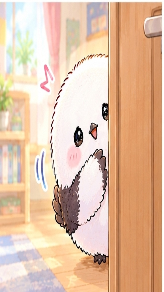 かわいいシマエナガのスマホ壁紙セット⑤ぬくぬく時間
