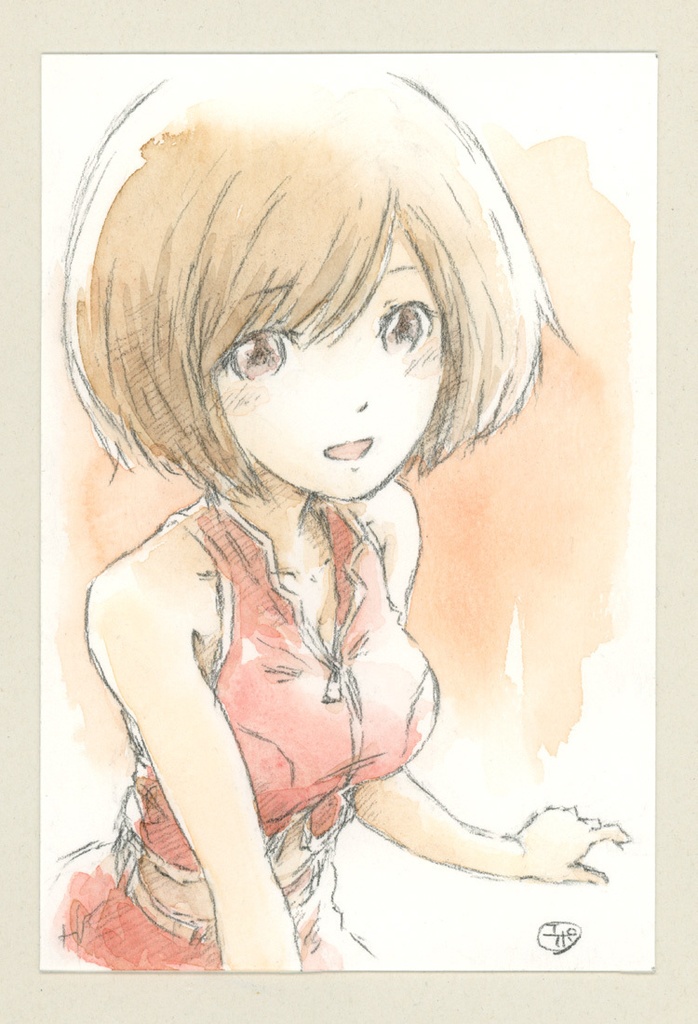 水彩原画 Me-003