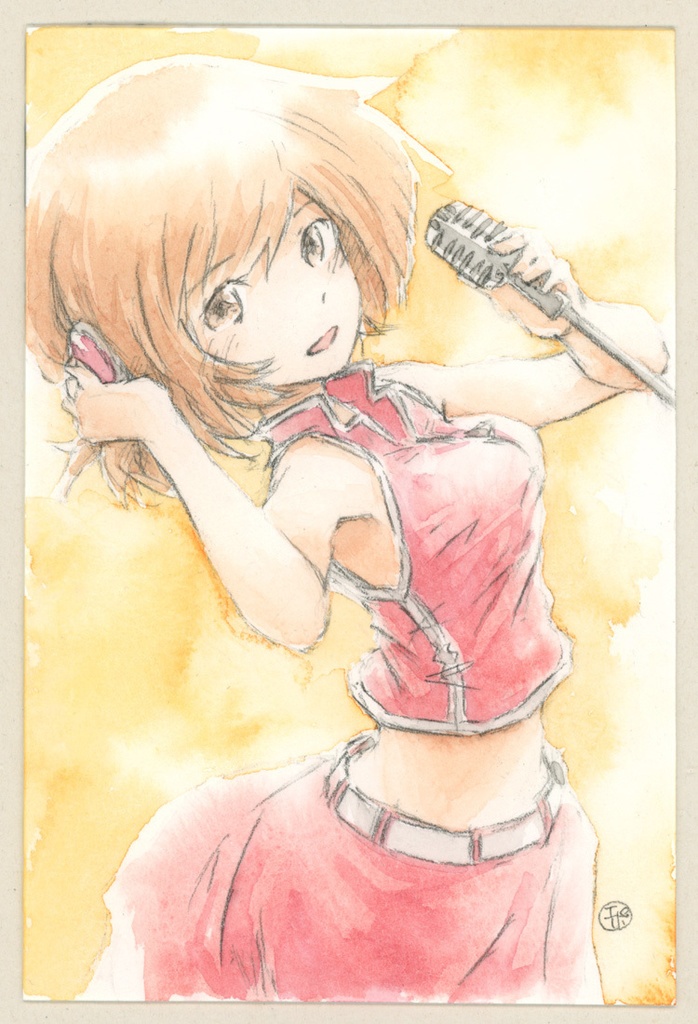水彩原画 Me-005