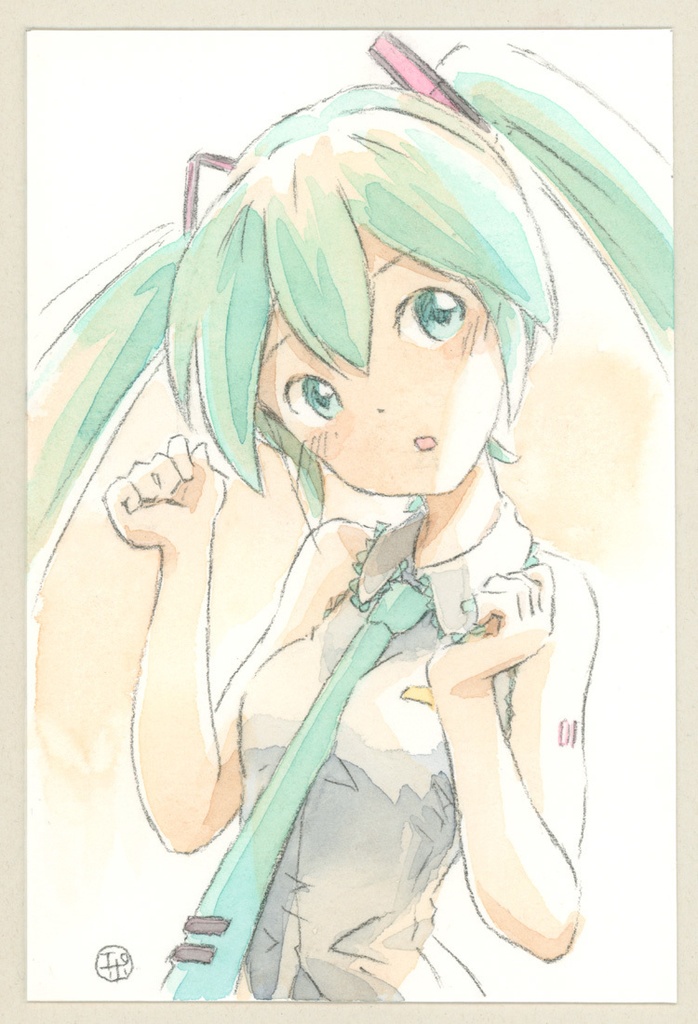 水彩原画 Mi-008
