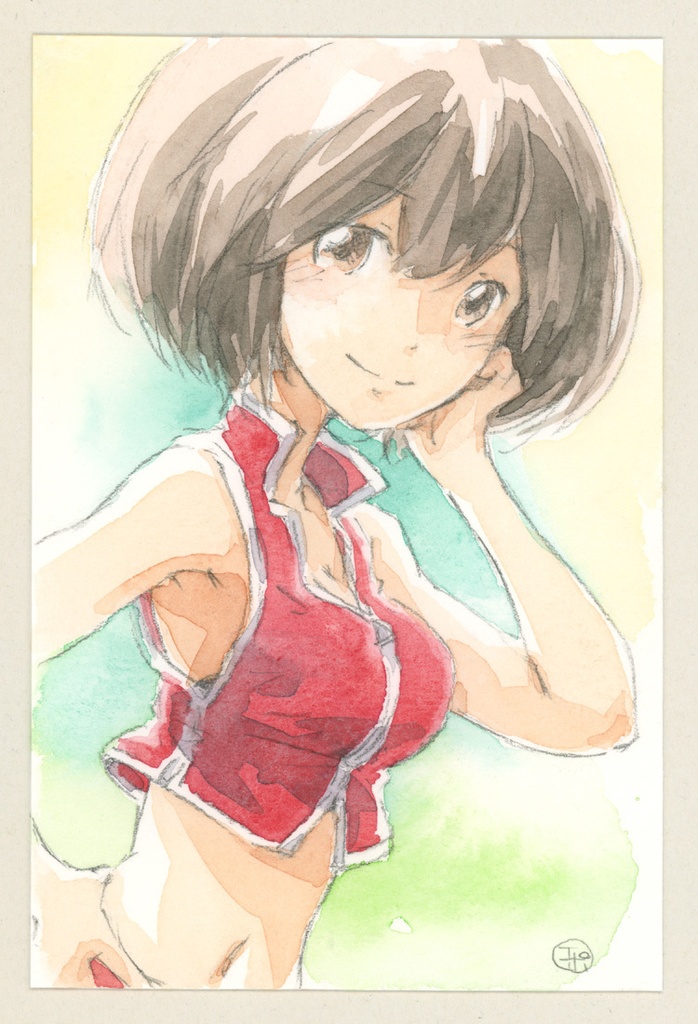水彩原画 Me-006