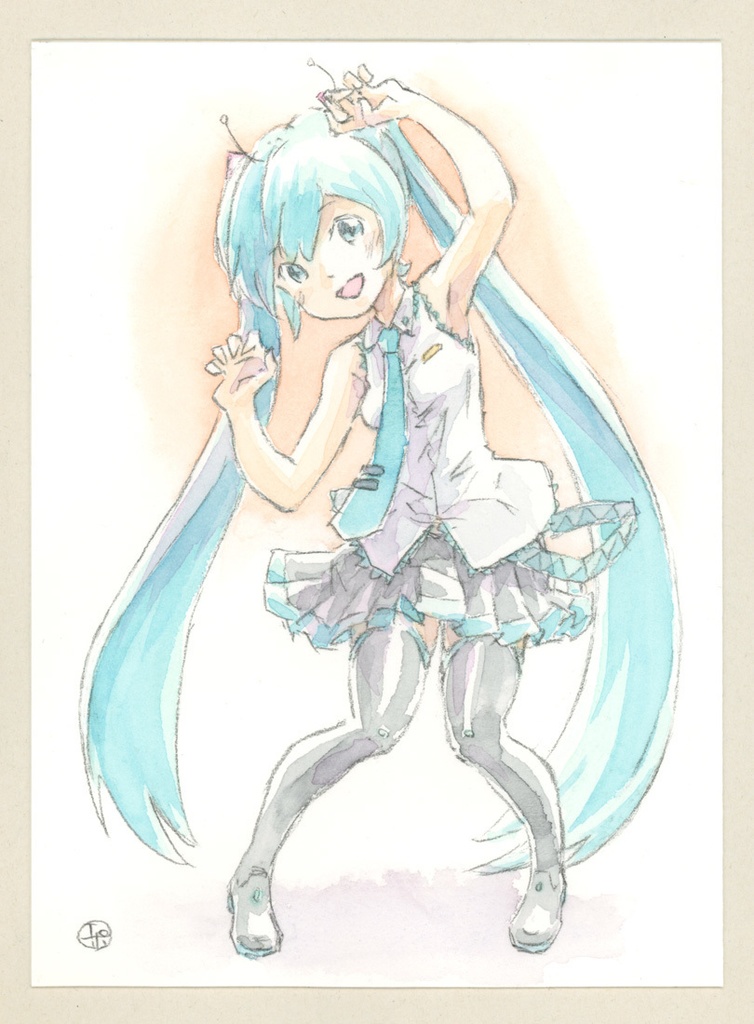 水彩原画 Mi-015