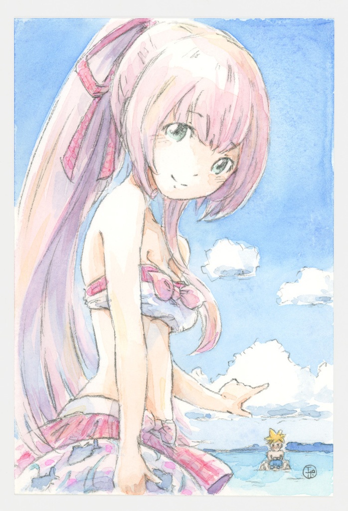 水彩原画 Lu-010