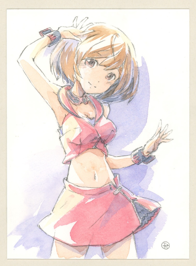 水彩原画 Me-010