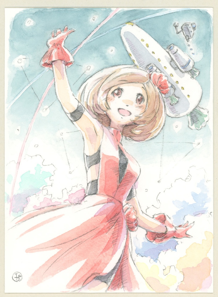 水彩原画 Me-013