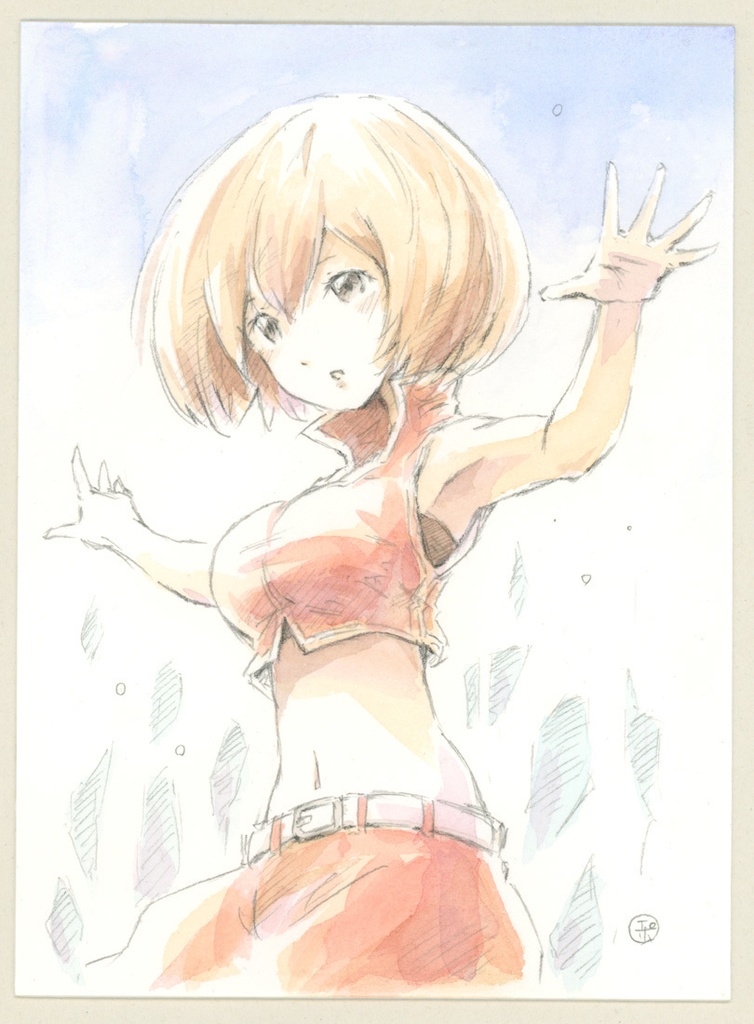 水彩原画 Me-014