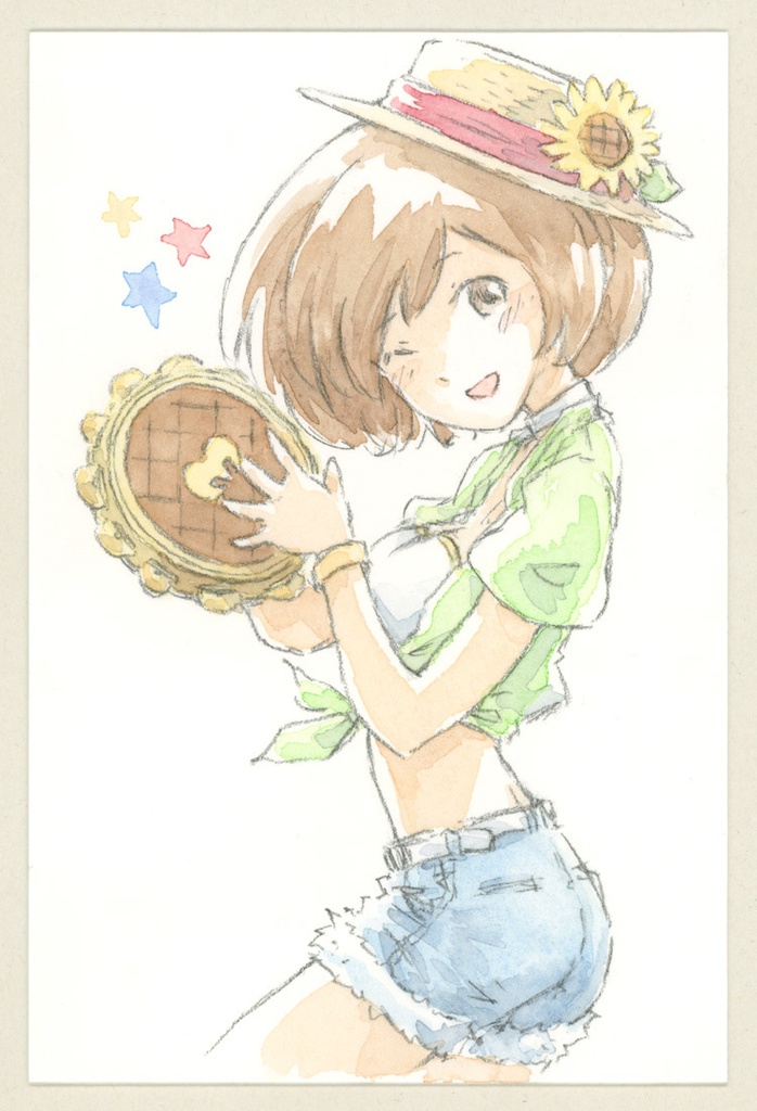 水彩原画 Me-015