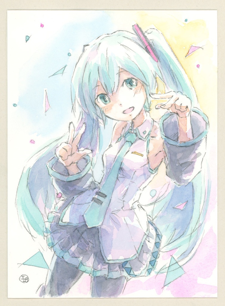 水彩原画 Mi-024