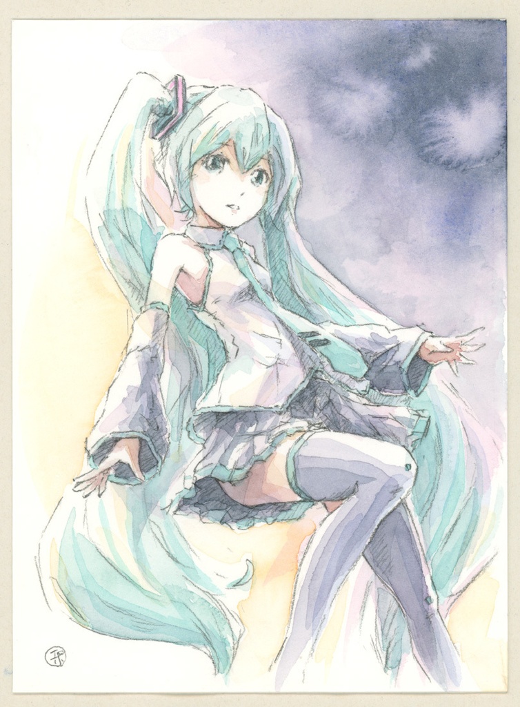 水彩原画 Mi-025