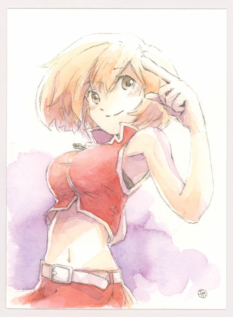 水彩原画 Me-020
