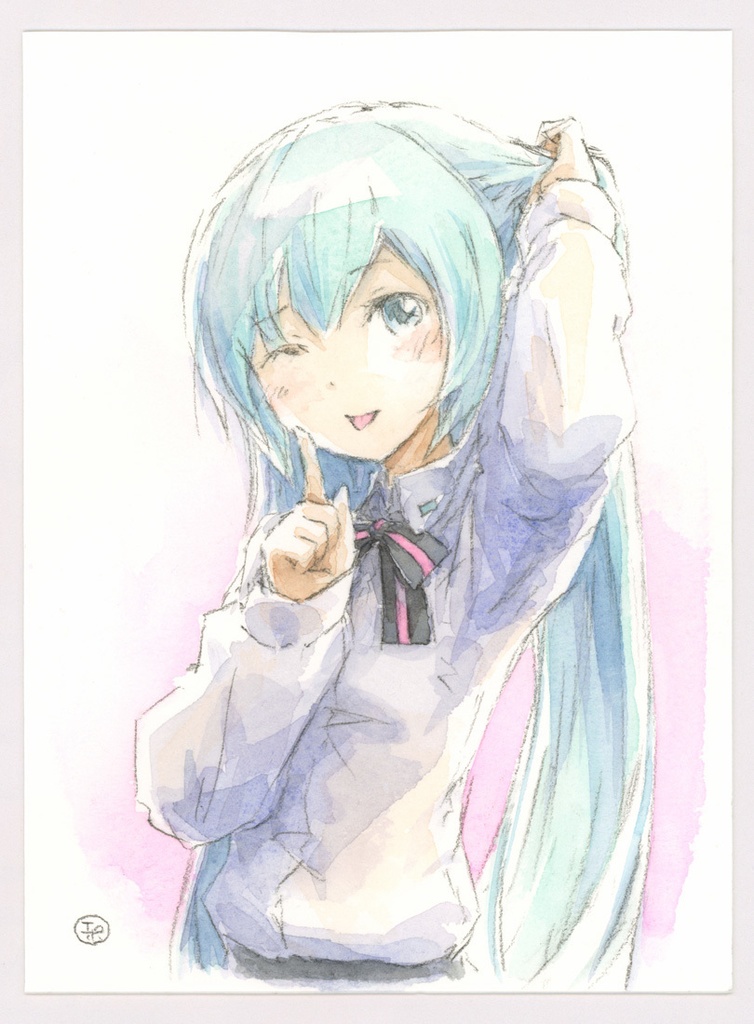水彩原画 Mi-033