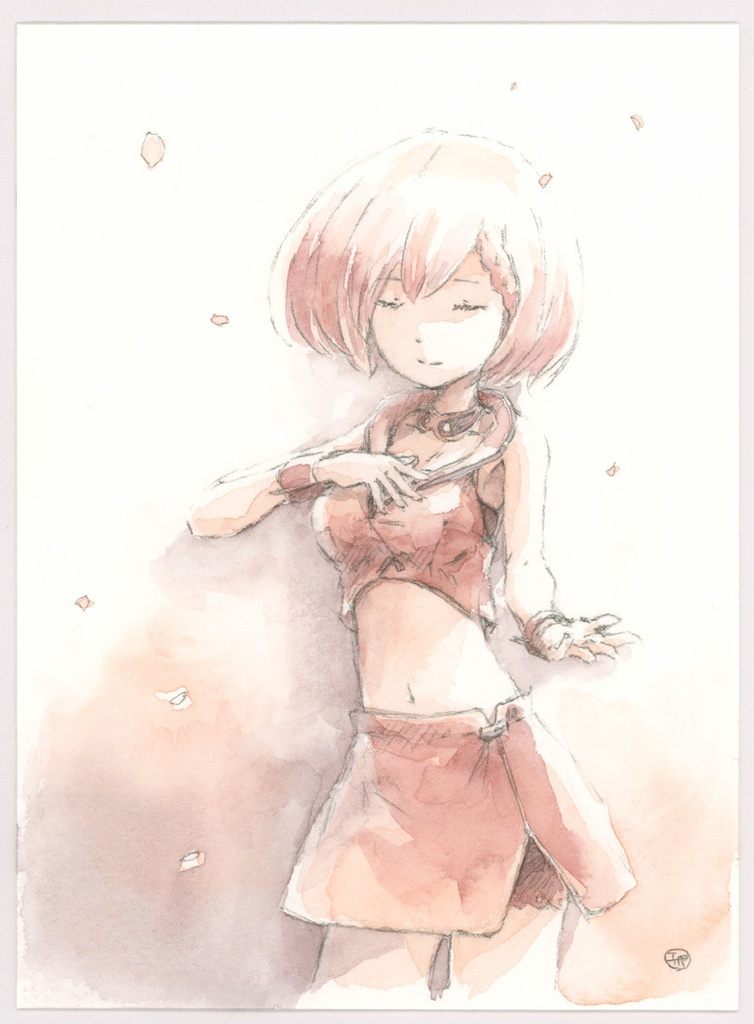 水彩原画 Me-023