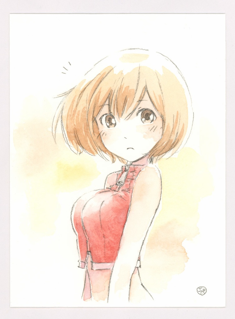 水彩原画 Me-025