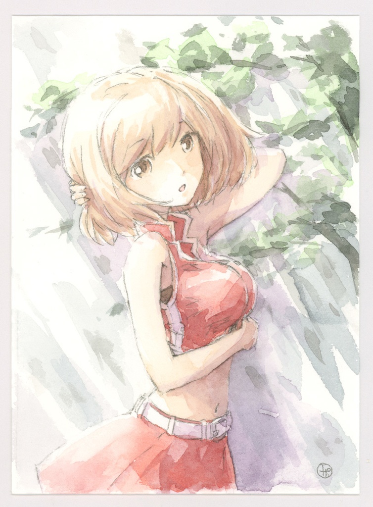 水彩原画 Me-026