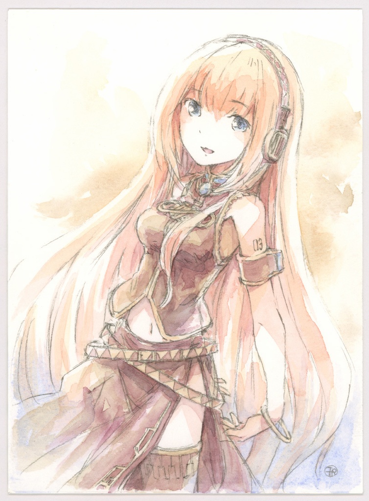 水彩原画 Lu-024