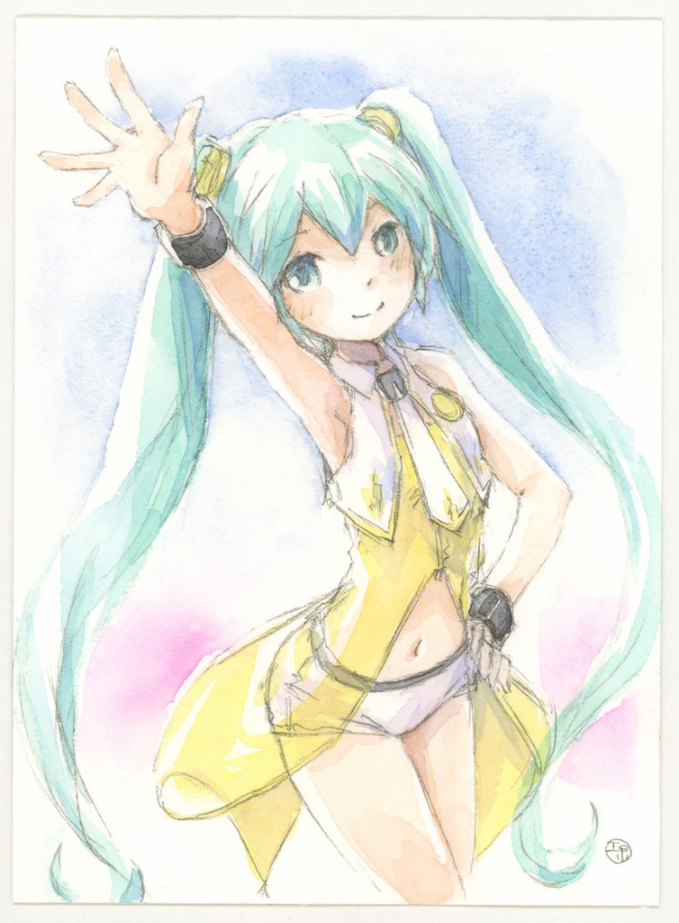 水彩原画 Mi-045