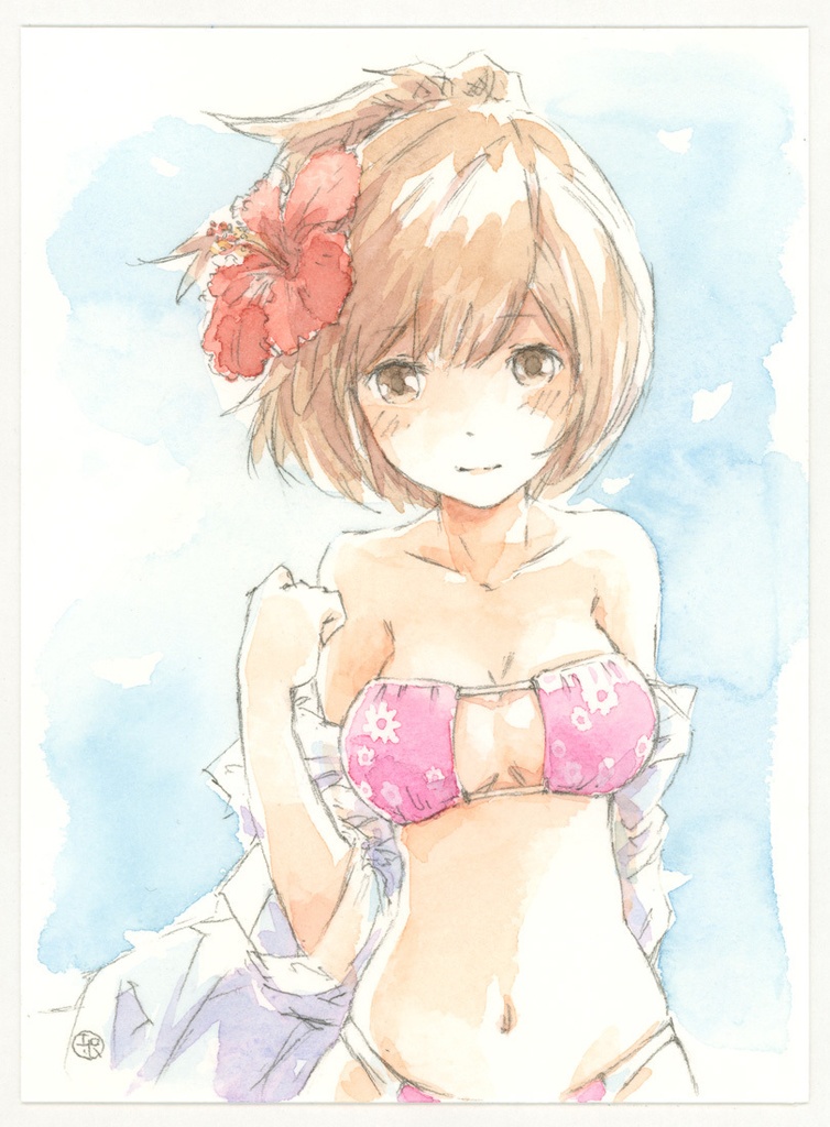 水彩原画 Me-027