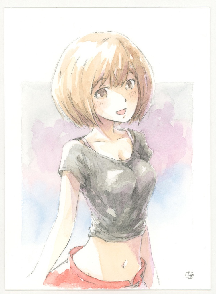 水彩原画 Me-036