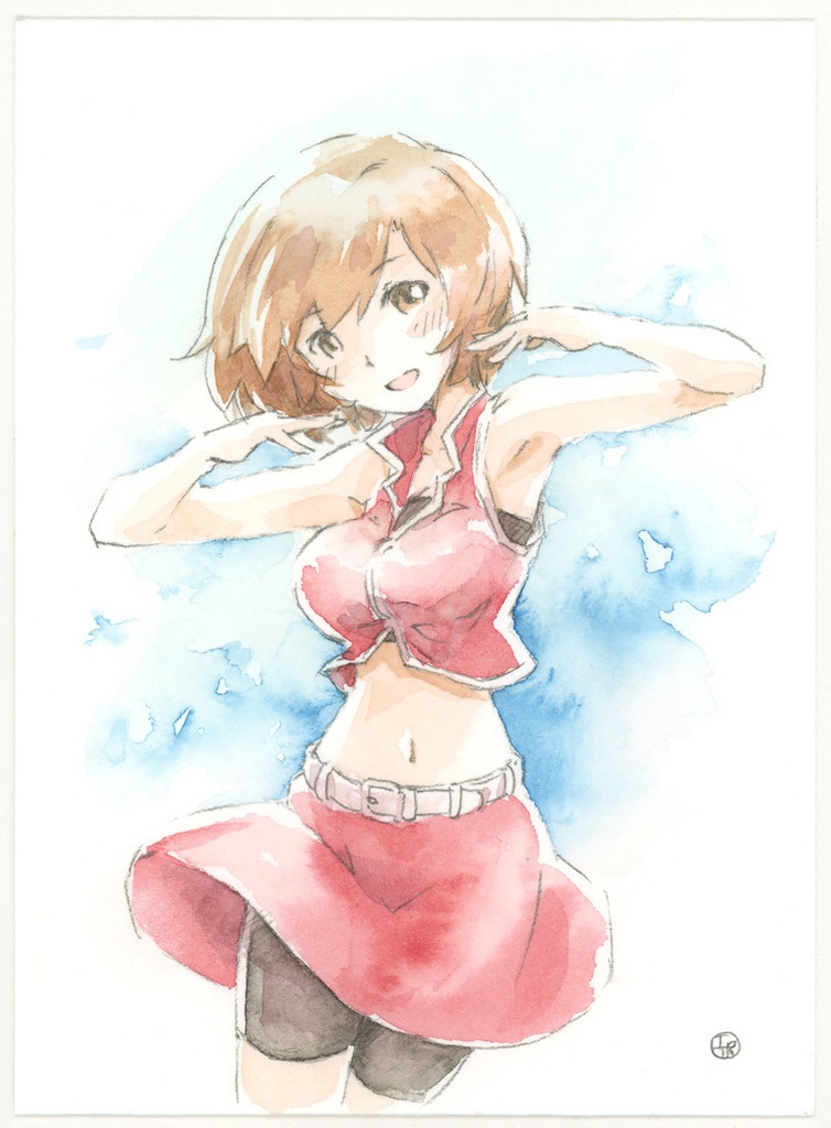 水彩原画 Me-038