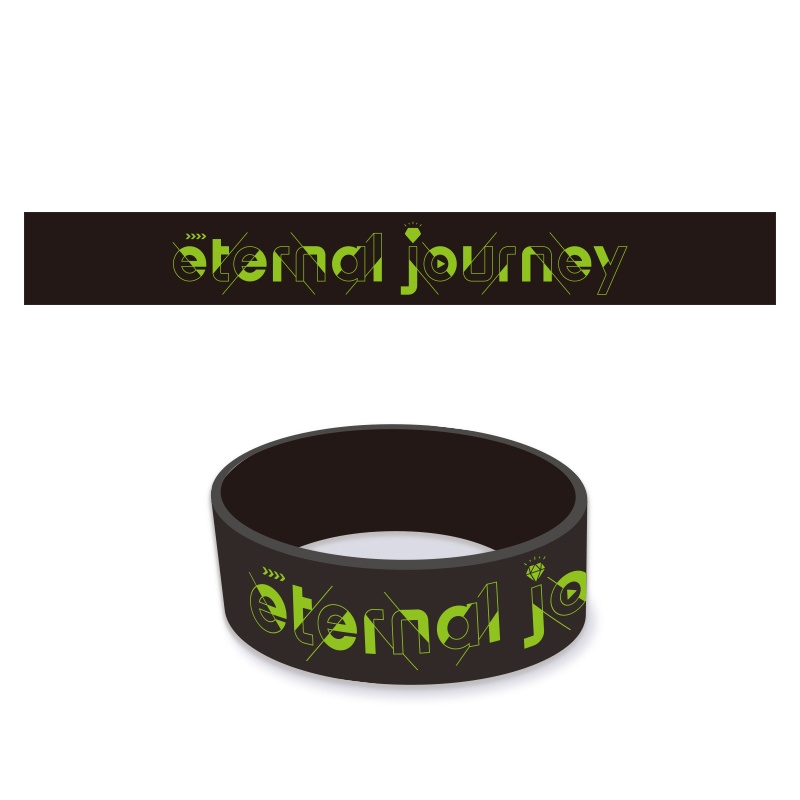 【eternal journey】シリコンバンド （ブラック）