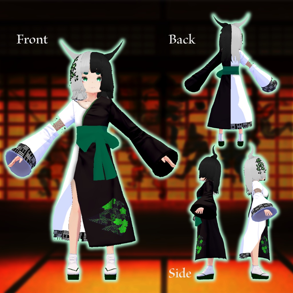 【VRChat/Cluster想定アバター】あま乃 -AMANO-