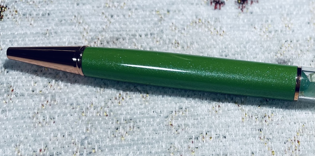 蘆屋道満イメージ天然石+蓄光ビーズボールペン(A)