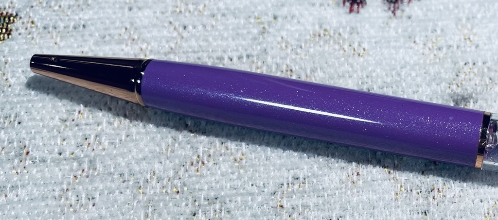 安倍晴明イメージ天然石+蓄光ビーズボールペン(A)