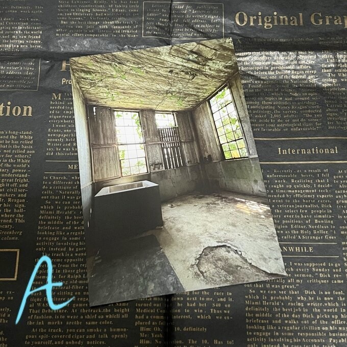 廃墟*工場夜景写真 ポストカード