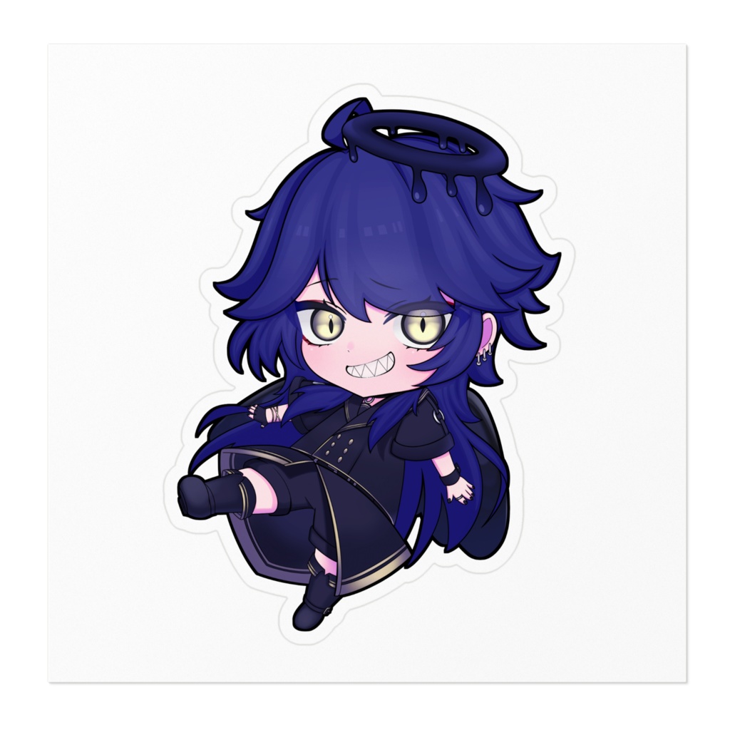 猫まめ ちびきゃらステッカー