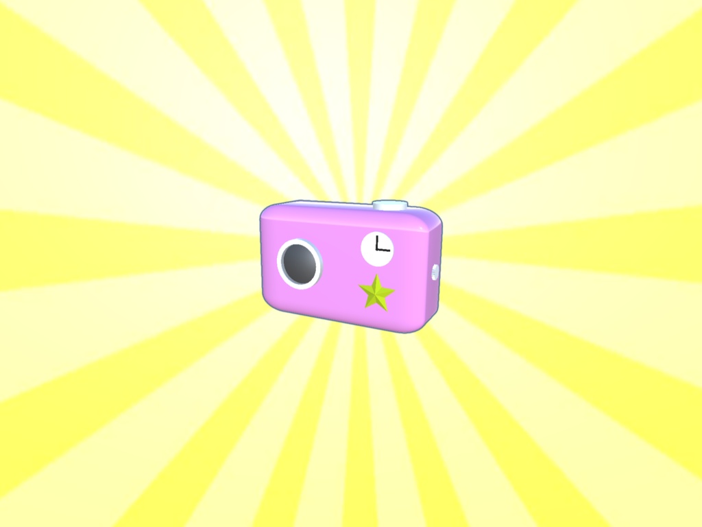 【3Dモデル】ハッピーカメラ
