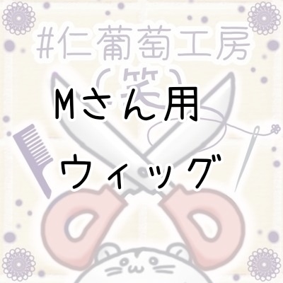 Mさん用ウィッグ